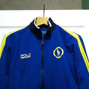 POLO RALPH LAUREN MEN'S NEW BLUE 55%COTTON 45%POLYESTER JACKET  SIZE: M